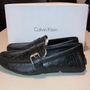 Calvin Klein leather loafers